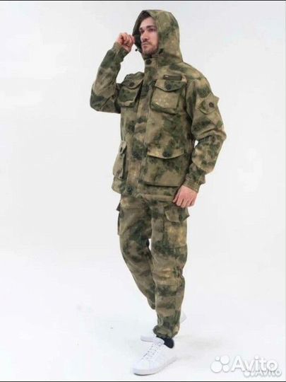 Тактический летний костюм военная форма горка мох