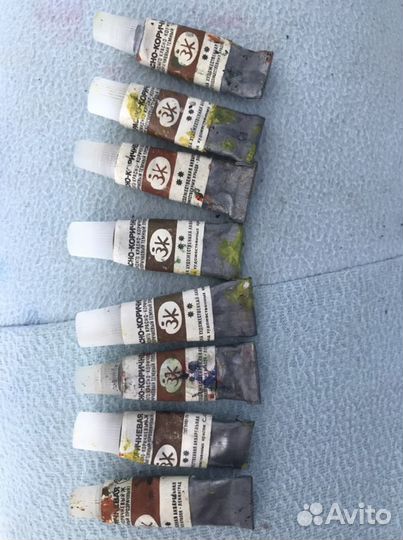 Акварельные краски советские зк