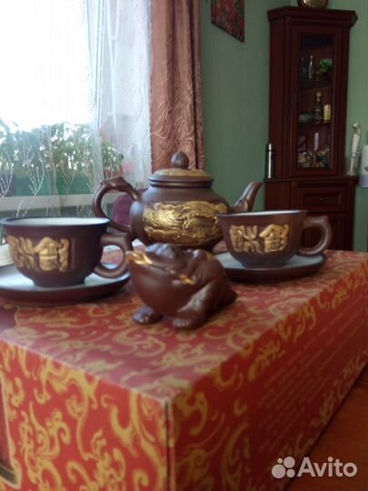 Китайский глиняный чайный набор