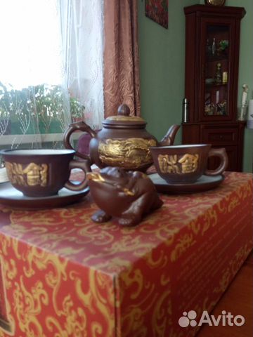 Китайский глиняный чайный набор