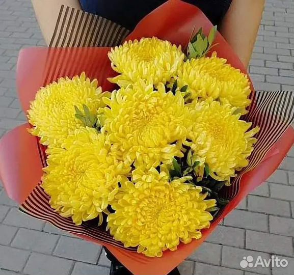 Букеты из хризантем Крымская Розы Пионы Гипсофила