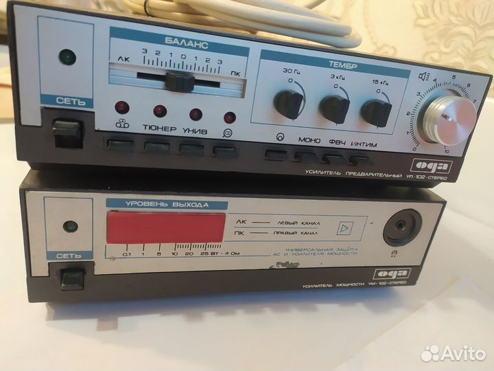 Усилитель Ода ум-102, уп-102