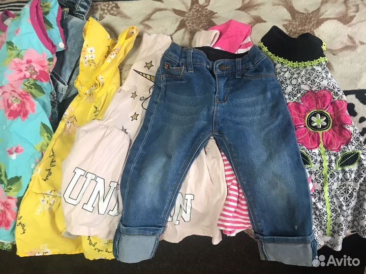 Одежда для девочки 1-3х лет,100