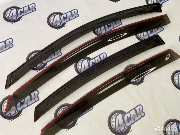 Дефлекторы окон для Nissan Almera G15(2012-2018)