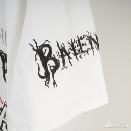 Футболка Balenciaga DIY Metal