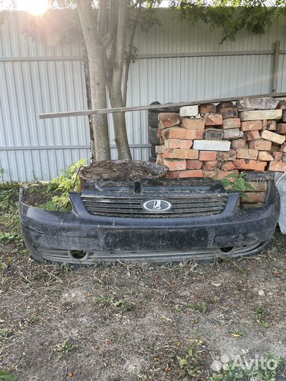 Бампер передний priora