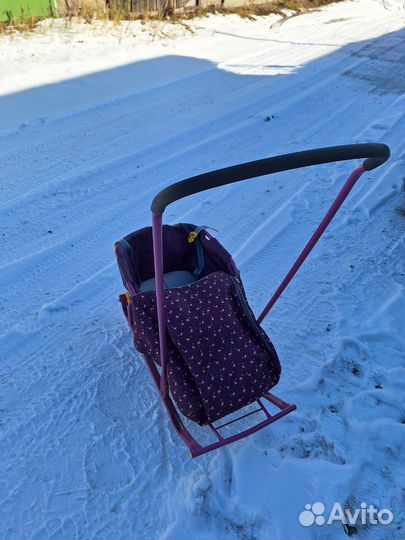 Коляска санки