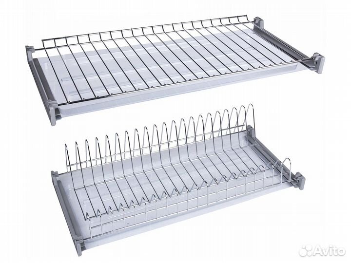Сушилка для посуды в шкаф 50 см нерж сталь