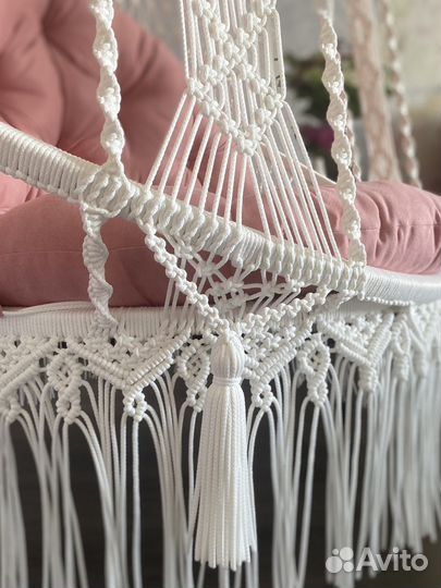 Подвесной шатер/кресло в стиле макраме бронь