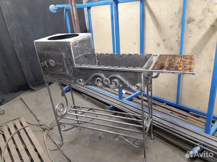 Мангал печь под казан