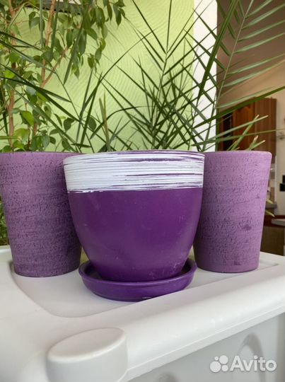 Горшки цветочные, кашпо