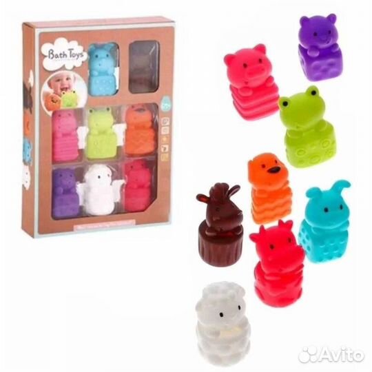 Набор развивающих игрушек для купания Bath Toys Тр