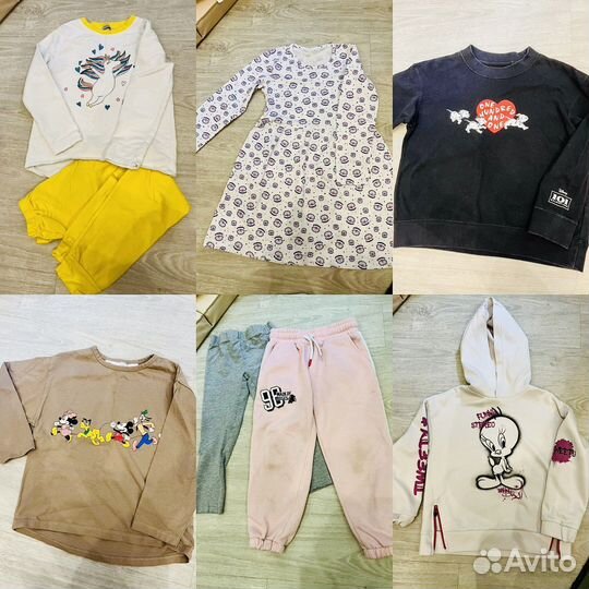 Вещи пакетом для девочки 110 116 122