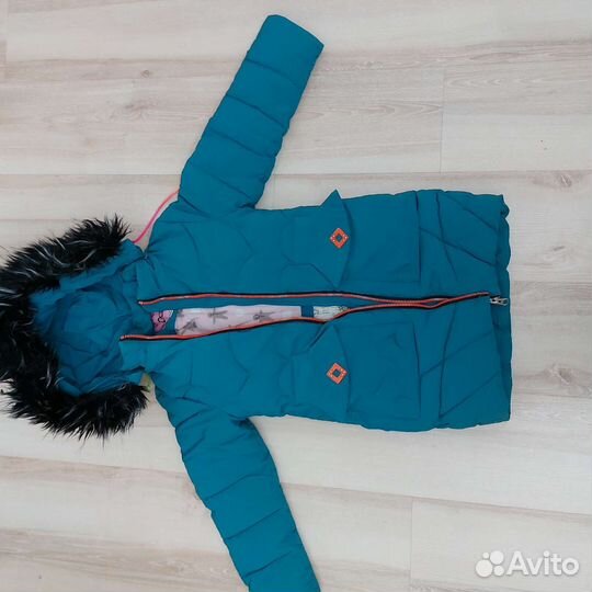 Пуховик для девочки 128