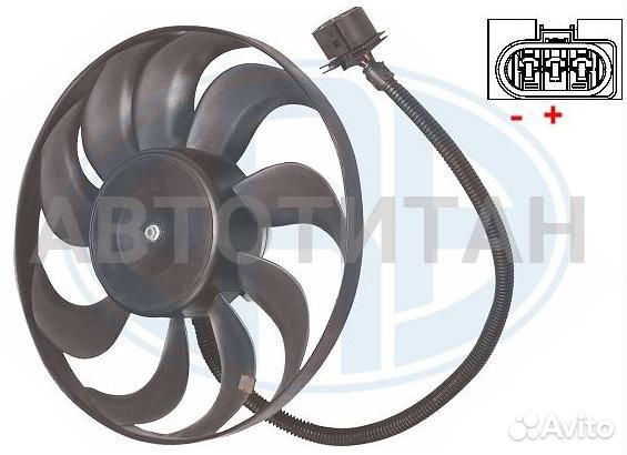Вентилятор охлаждения радиатора, vw bora/golf iv 1