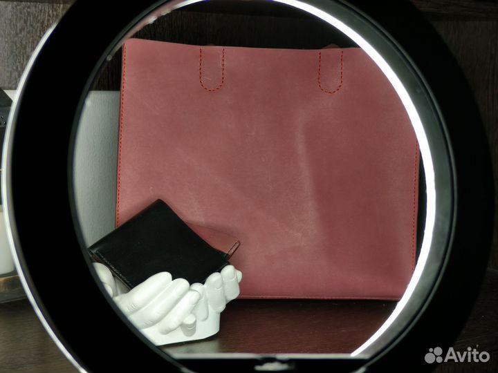 Сумка шопер натуральная кожа