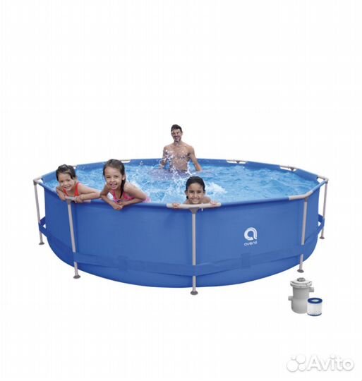 Каркасный бассейн avenli 6125 л 360х 76см