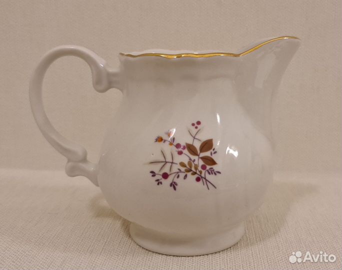 Чайник и сливочник, фарфор, Югославия, Titov Veles