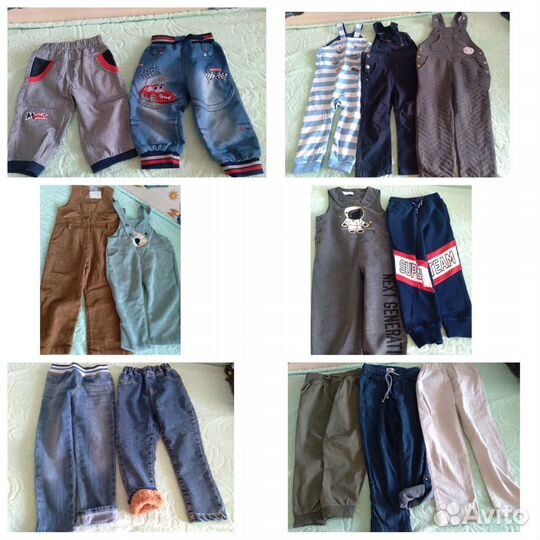Детские вещи (размеры от 74 до 116 см)