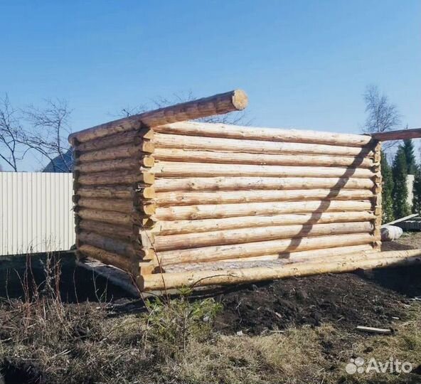 Сруб для бани 3х3 3х4 3х5 3х6 6х6