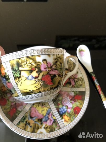 Чашка с блюдцем новые japan