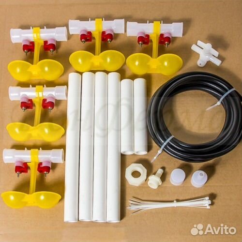 Комплект ниппельного поения «Птичий двор»