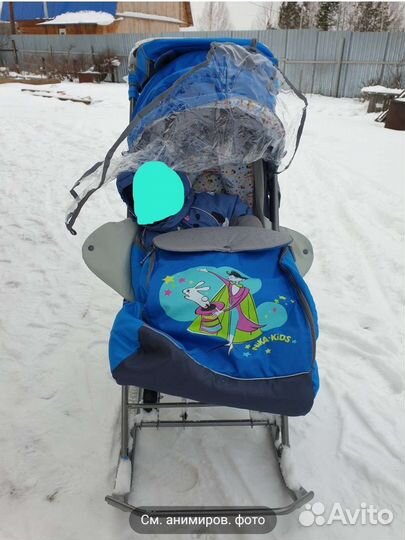 Санки коляска ника 7