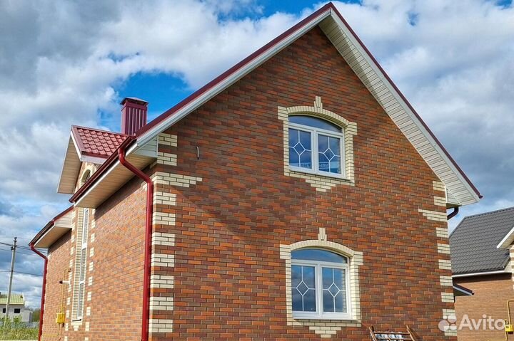 Кирпич облицовочный Терракотовый светлый Керма одинарный 1нф