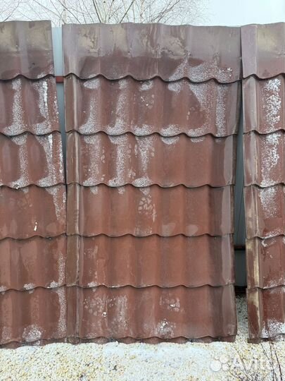 Металлочерепица бу