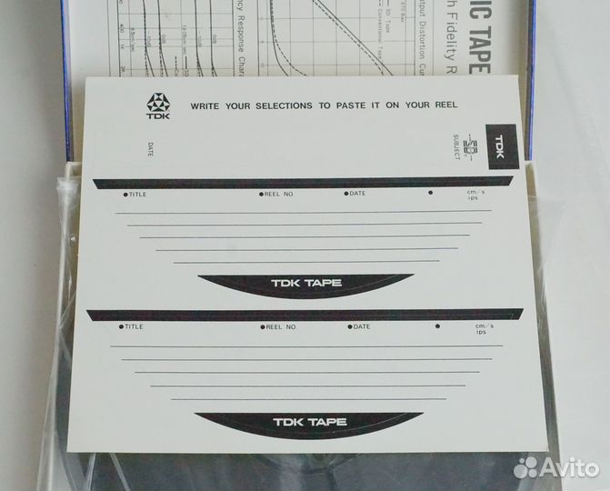 TDK 1800-SD лента магнитная 550 м. Новая