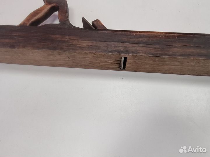 Мощный фуганок. СССР. Длина 64 см, ширина 8 см