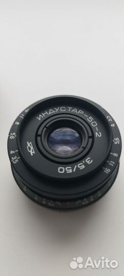Индустар 50-2 с переходником Canon EOS