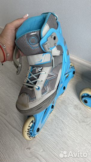 Роликовые коньки детские раздвижные