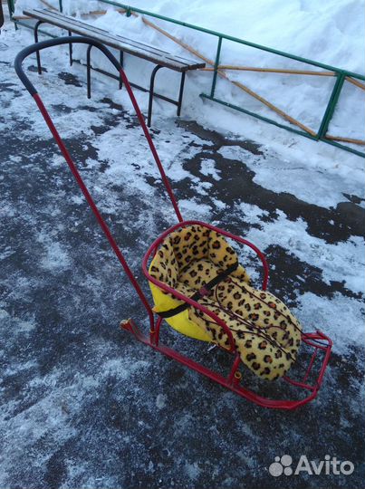 Коляска санки