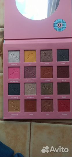 Тени для век палетка 16 цветов