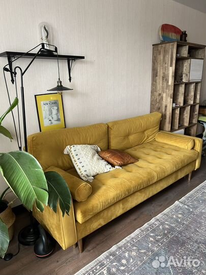 Диван прямой раскладной бу