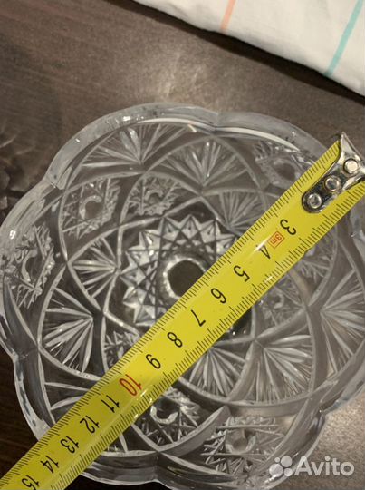 Ваза хрустальная СССР 2шт