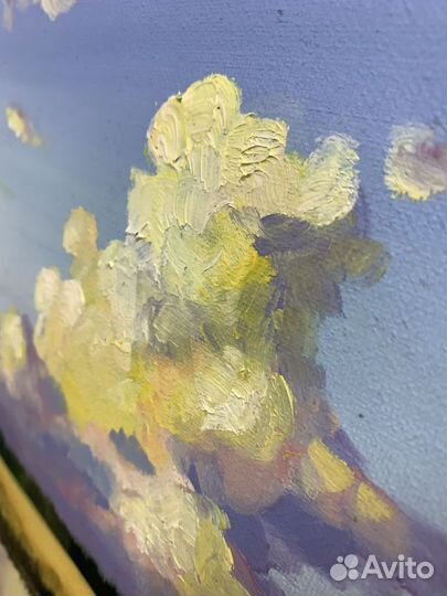 Картина пейзаж маслом на холсте