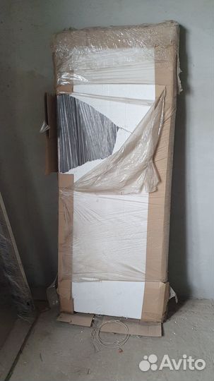 Дверь металлическая двухстворчатая