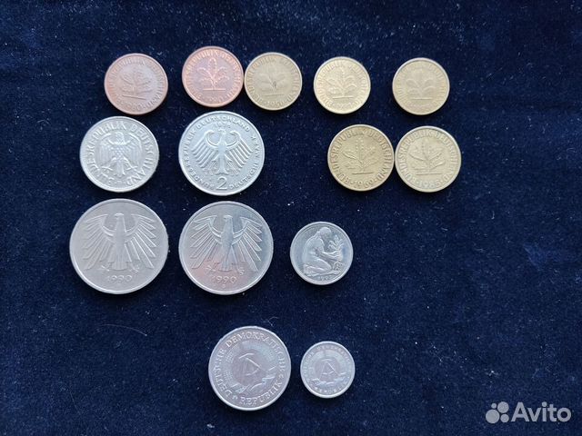 Монеты Германия (фрг. гдр) от 15