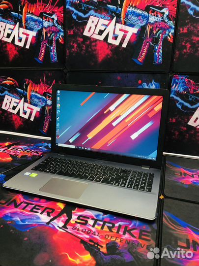 Игровой asus i5-7gen 4gb видео 6gb озу SSD
