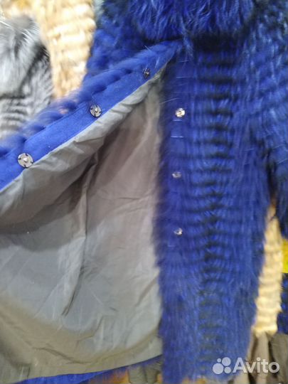 Пальто из чернобурки