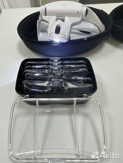 Очки увелечительные (для электролога) с подсветкой