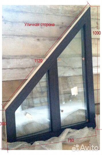 Окно кашированное