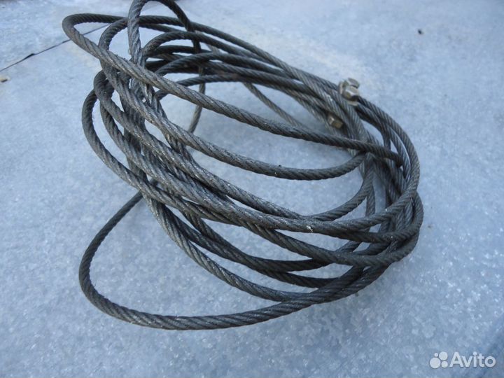 Трос стальной 4,5 мм, 5,5 метра