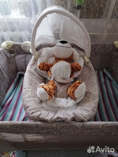 Детская кровать манеж бу от 0до 3лет