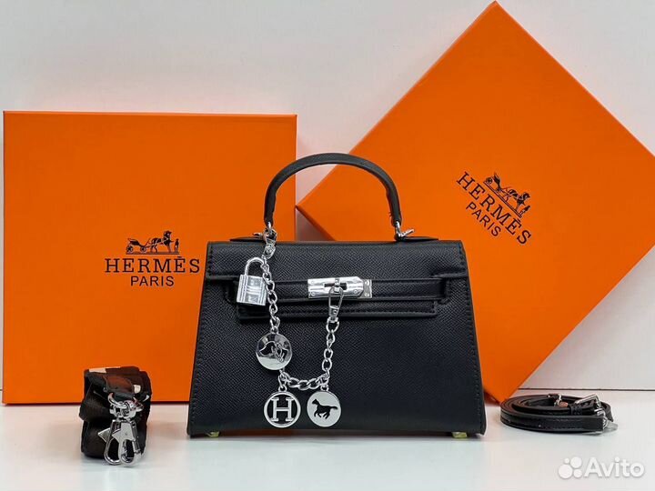Сумка черная Hermes