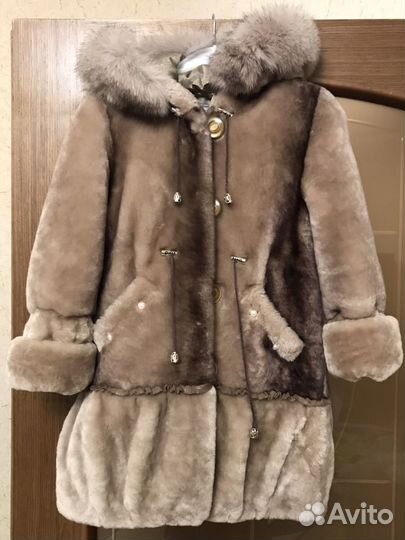 Шуба мутон девочке