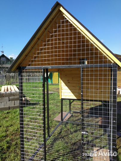 Курятник вольер выгул домик для кур