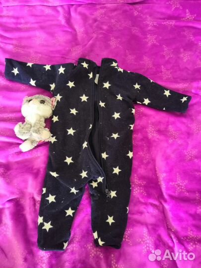 Комбинезон флисовый 74